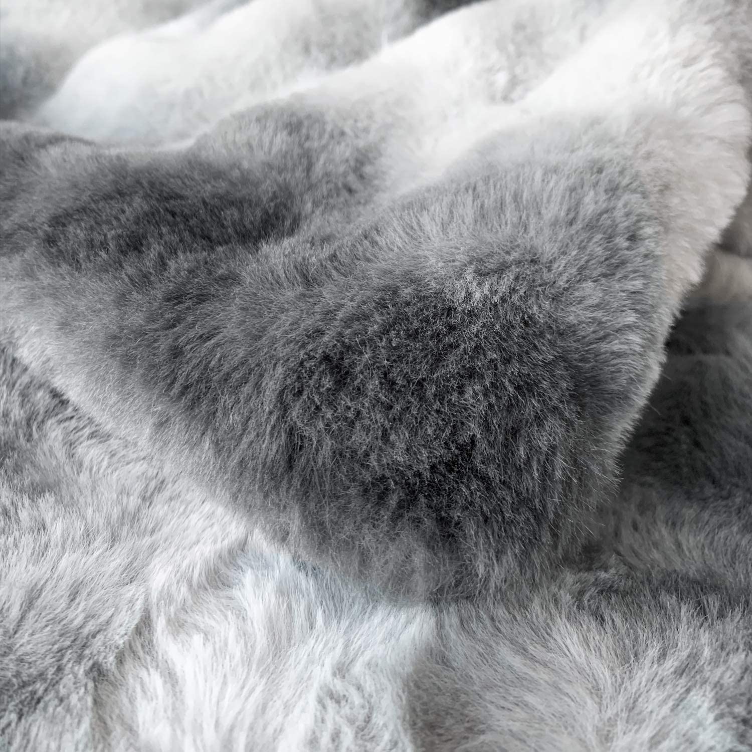 New Design Animal Blanket Skin Print Faux Fur Blanket King Size Fur