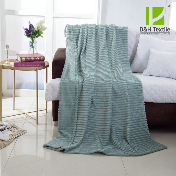 Custom Flannel Fleece Jacquard Single Layer Throw Blanket Buy Fleece Single Layer blanket, oem
